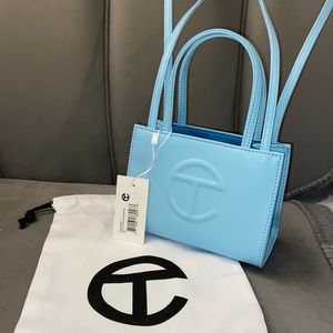 Telfar Pool Blue Small Shopping Bag
